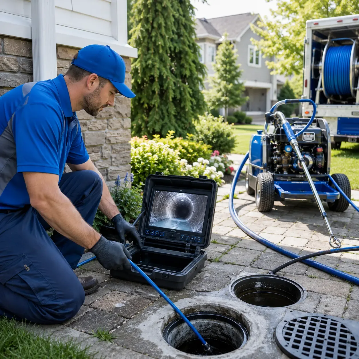 Outdoor drain cleaning professionals serving East Springfield, OH