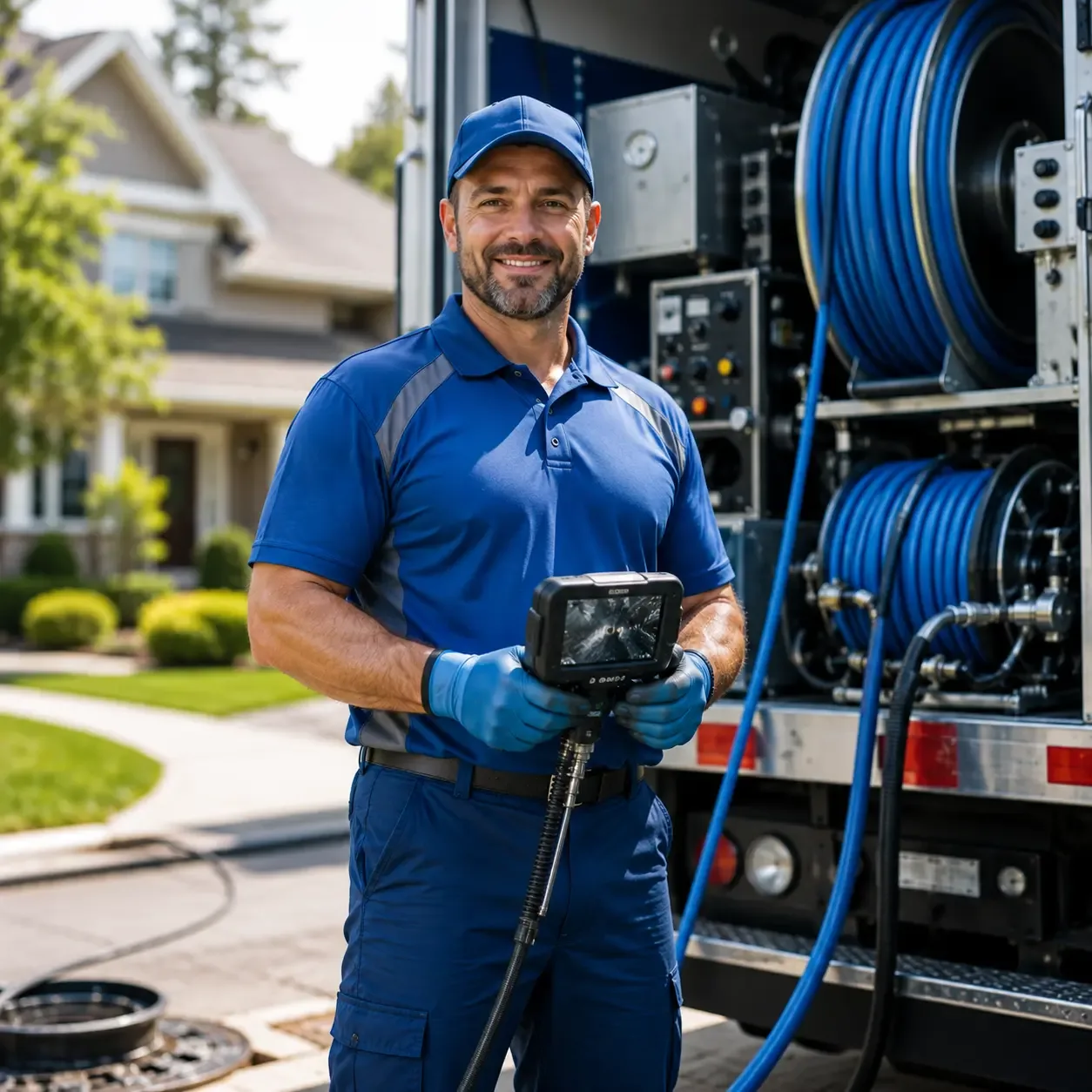 Local outdoor drain cleaning specialists in East Springfield, OH